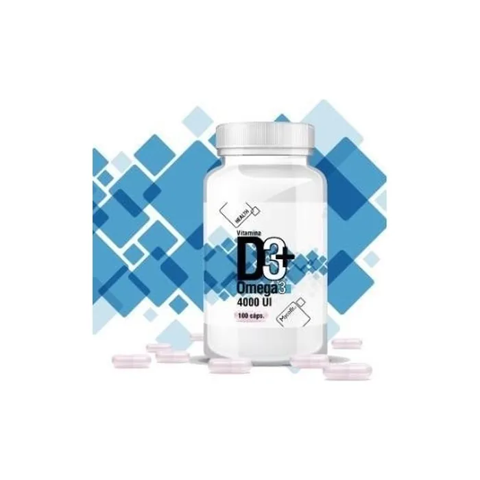 MYCOFIT Vitamin D3 4000 IU with Omega 3 100 Capsules