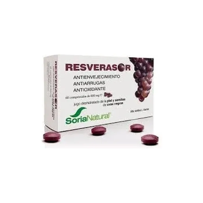 Soria Soria Resverasor 600 Mg 60 Tablets