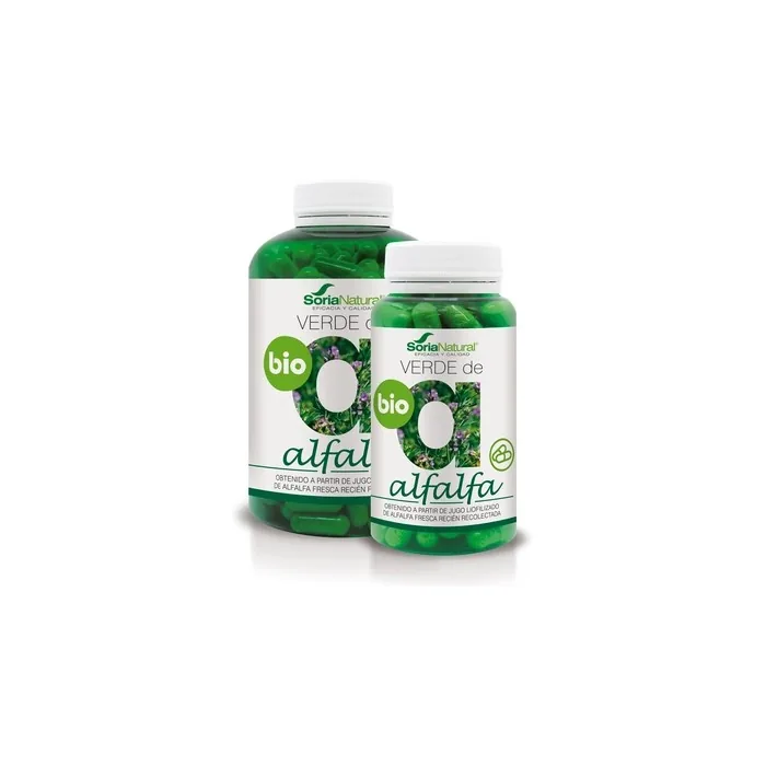 Soria Soria Verde Alfalfa 80 Capsules Herbal Dietary Supplement