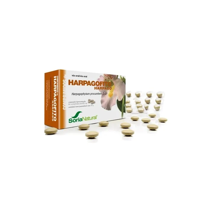 Soria Harpagophytum 600 Mg 60 Tablets