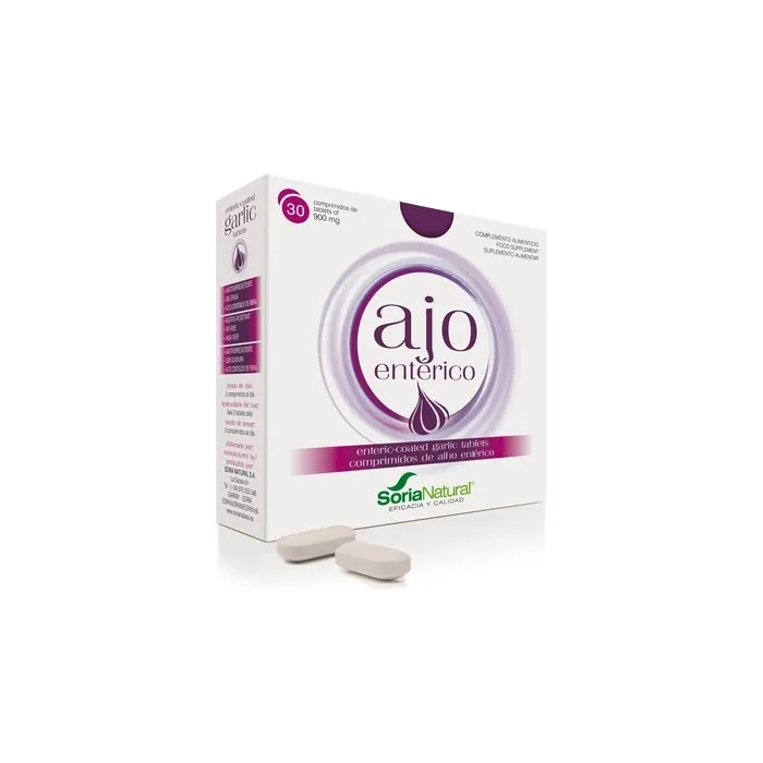 Soria Enteric Garlic 30 Tablets