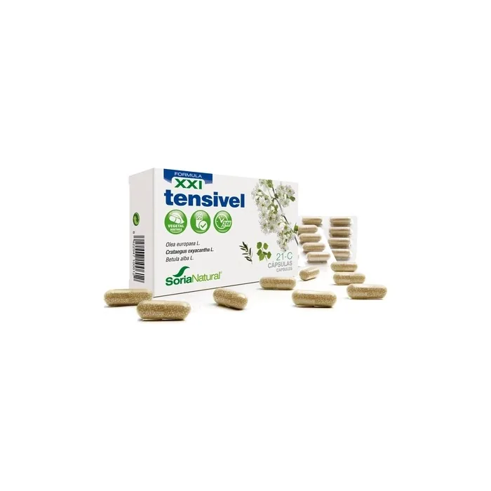 Soria Natural Tensivel 21-C Herbal Supplement for Blood Pressure Control 30 Capsules