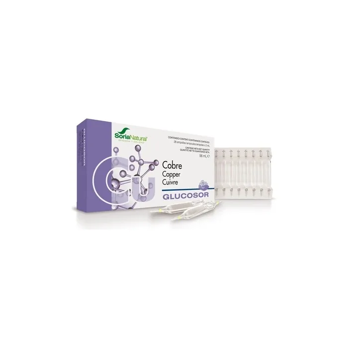 Soria Soria Glucosor Copper 28 Ampoules X 2ml