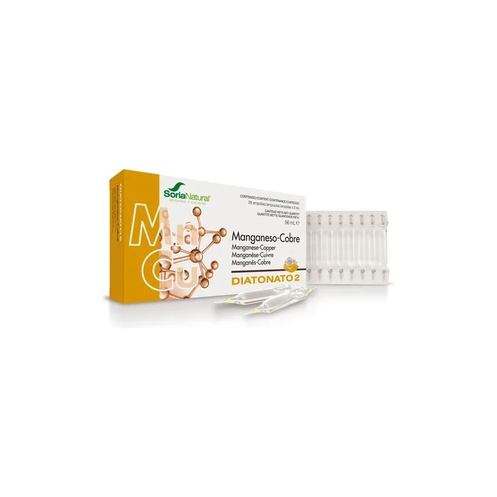 Soria Soria Diatonato 2 Manganesecopper 28 Ampoules X 2ml