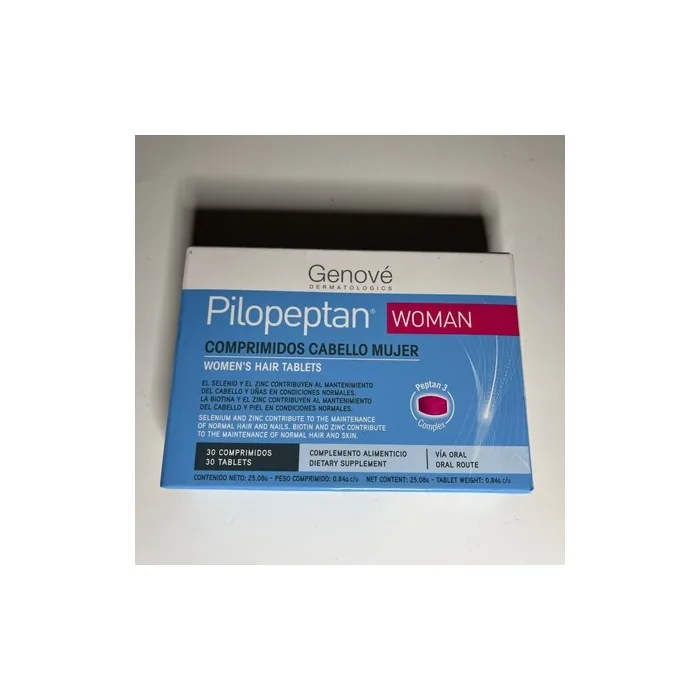 Genové Dermatologics Pilopeptan Woman Hair Tablets 30ct - Exp 5/24+ New