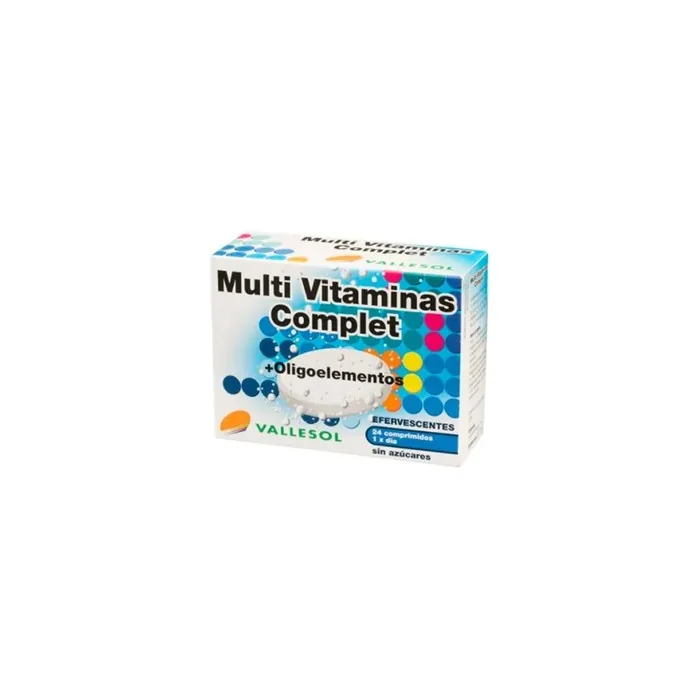 Vallesol Vallesol Multivitamins Complete + Trace Elements Effervescent 24 Tablets