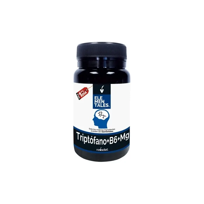 Novadiet Tryptophan Vitamin B6 Magnesium 30 Vegetable Capsules