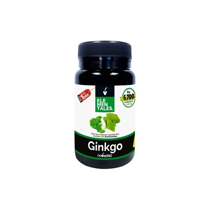 Novadiet Elemental Ginkgo Capsules with Ginkgo Biloba Supplement
