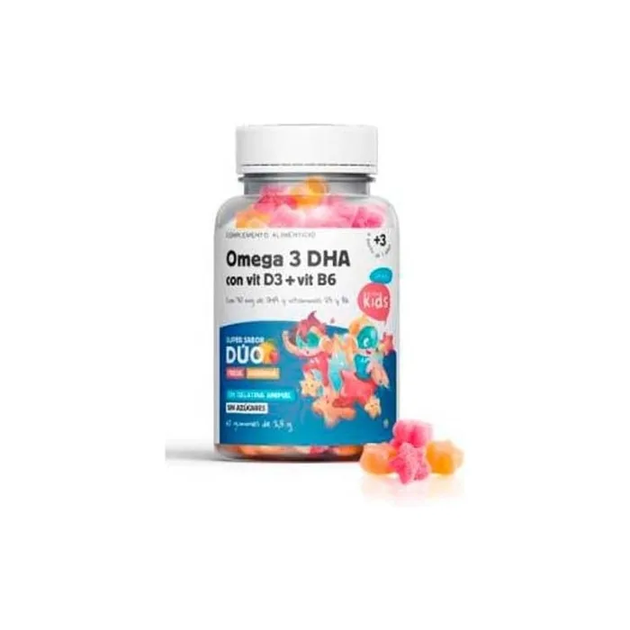 Omega 3 DHA Gummy Bears 60 Jelly Candies 2.5g
