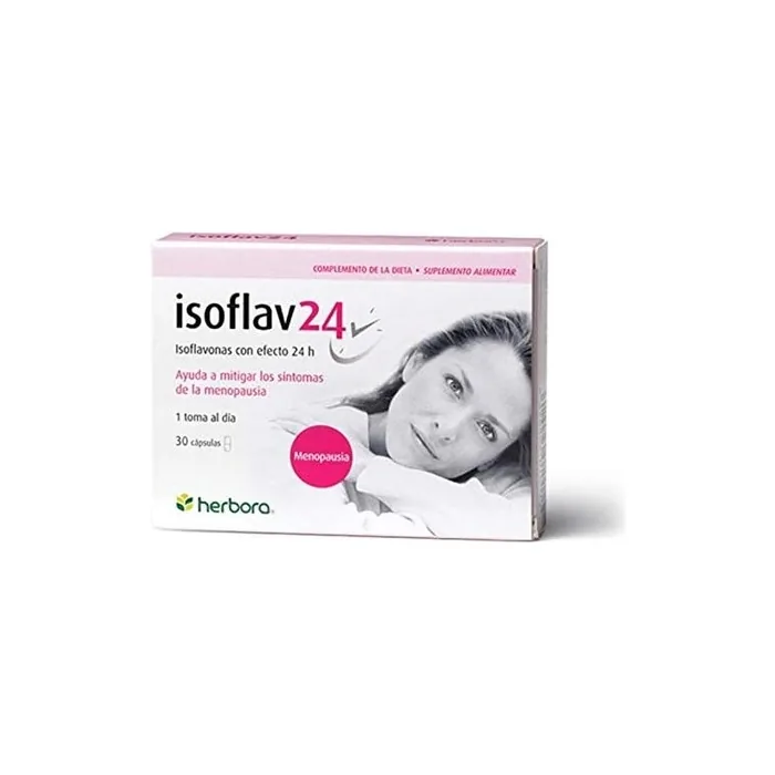 Herbora Isoflav 24 30 Vcaps X 560.35 Mg 30 Vegetable Capsules Herbora 500
