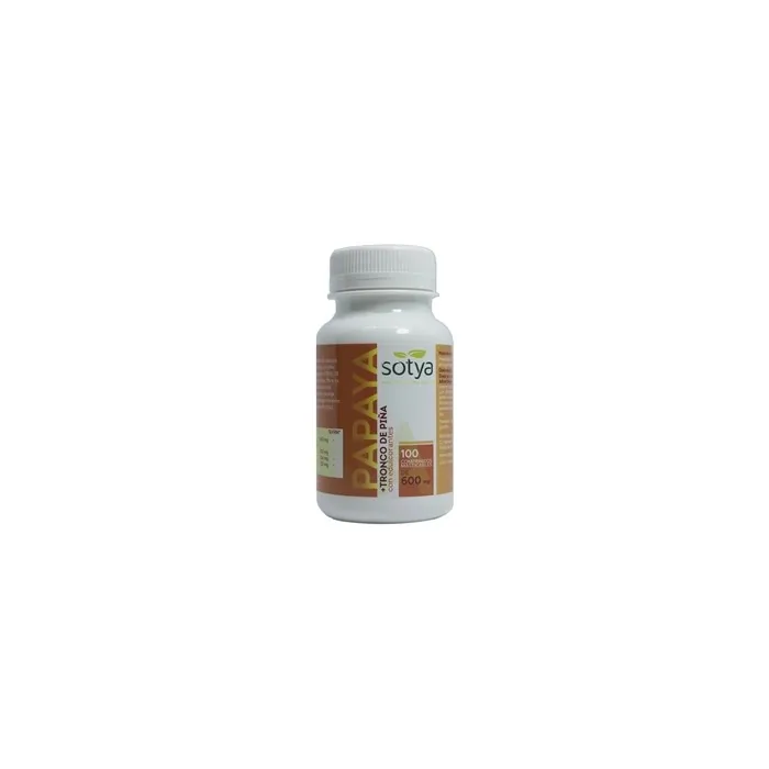 Sotya Papaya 600mg 100 Tablets Digestive Health Supplement