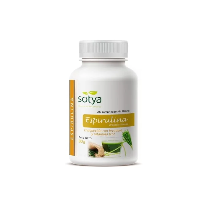 Sotya Spirulina + VIT B12 400mg 200 Tablets
