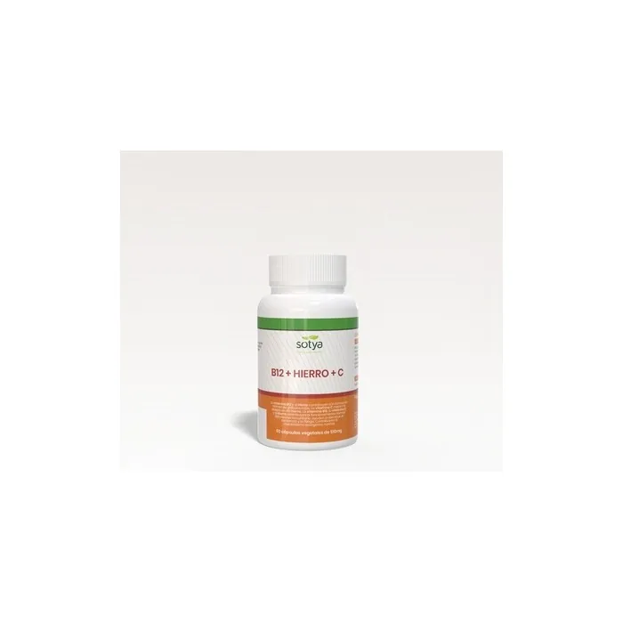 Sotya Vitamin B12 + Iron + Vitamin C 60 Capsules