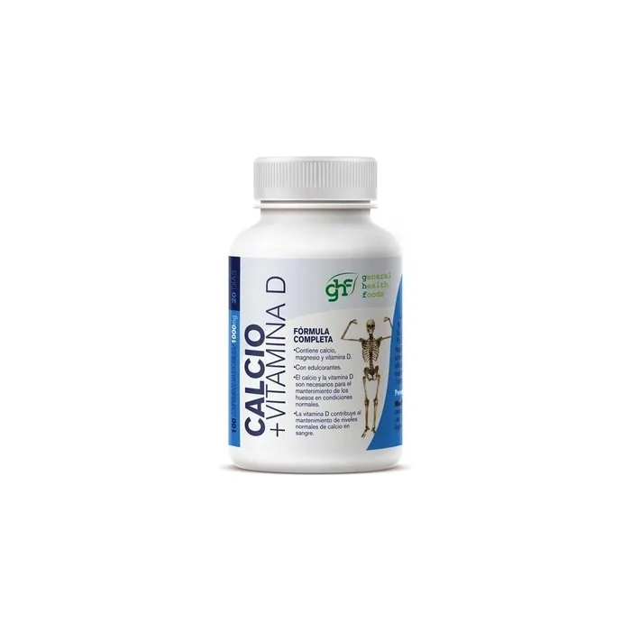 Ghf Calcium + Vitamin D Chewable 1g 100 Tablets
