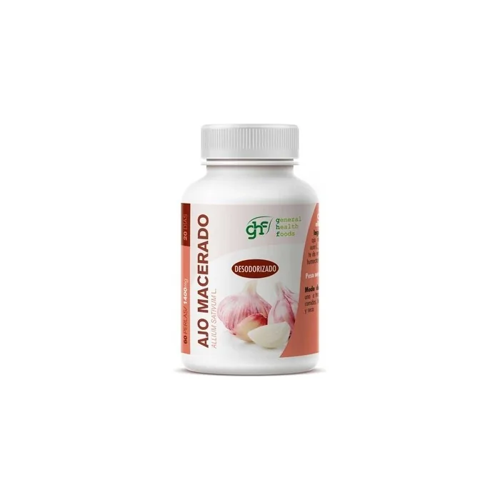 Ghf Macerated Garlic 1400mg 60 Pearls