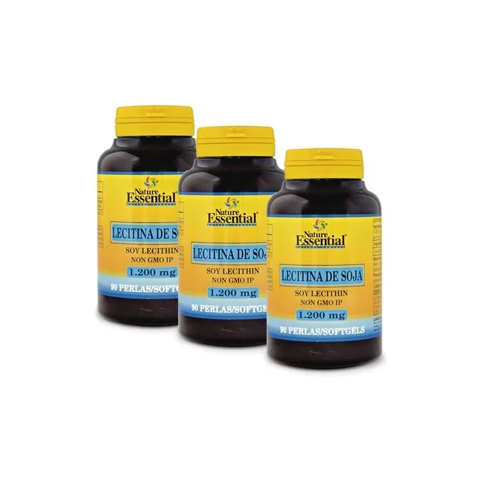 Soya Lecithin 1200mg 90 Pearls - Pack of 3