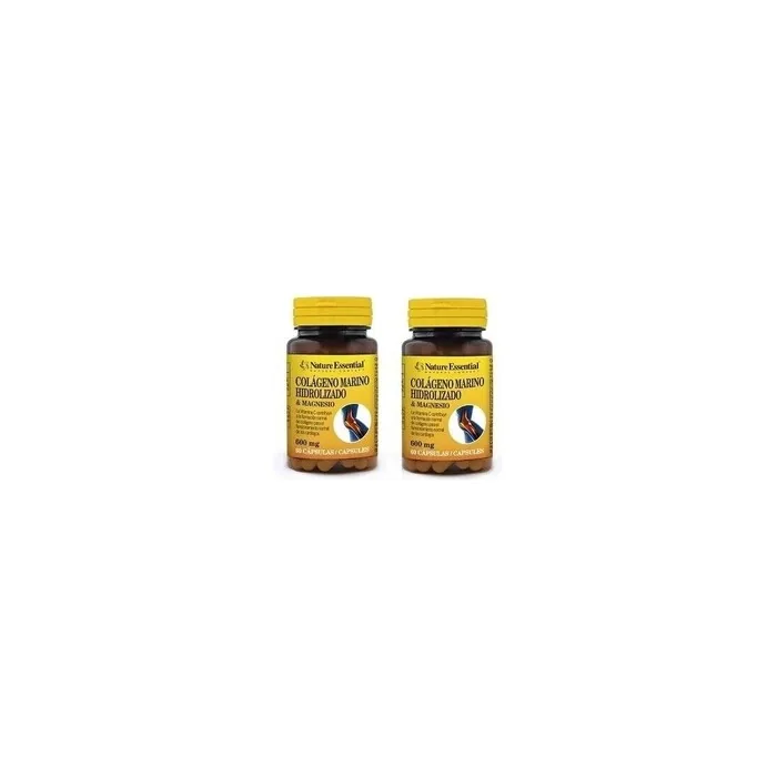 Nature Essential Collagen Navy Hydrolysed Magnesium 600mg 60 Capsules