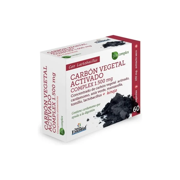 Nature Essential Complex Activated Charcoal 60 Capsules