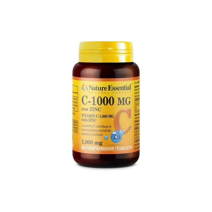 Nature Essential Vitamin C 1000mg With Zinc 120 Capsules