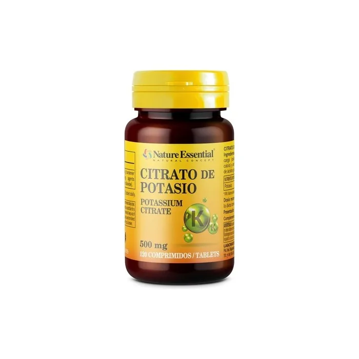 Nature Essential Potassium Citrate 500mg 120 Tablets for Optimal Mineral Balance