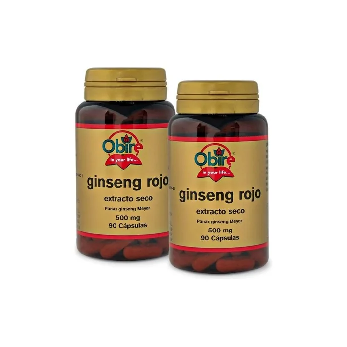 Obire Red Ginseng 500mg Dry Extract 90 Capsules