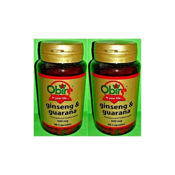 Obire Ginseng & Guarana 400mg 90 Capsules