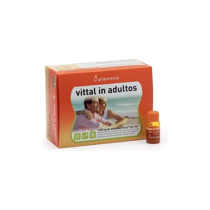 Plameca Vittal In Adults with Fresh Royal Jelly, Vitamin C and Hawthorn