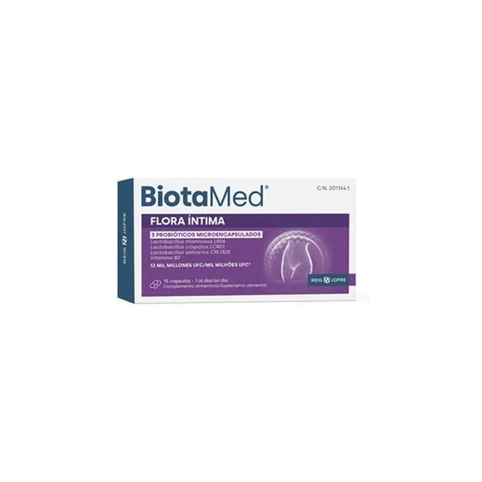 Biotamed Flora Ntima Capsules 15 Units Herbal Dietary Supplement