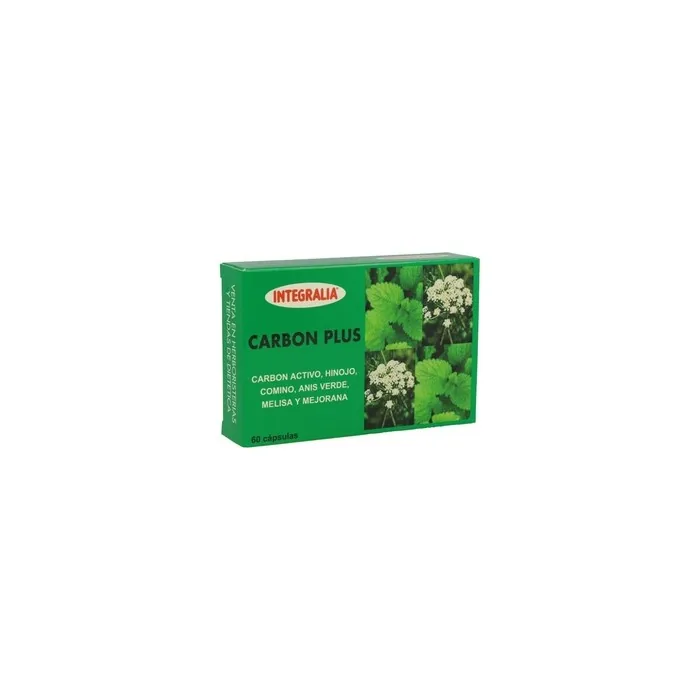 Integralia Carbon Plus 60 Capsules Dietary Supplement For Digestive Health
