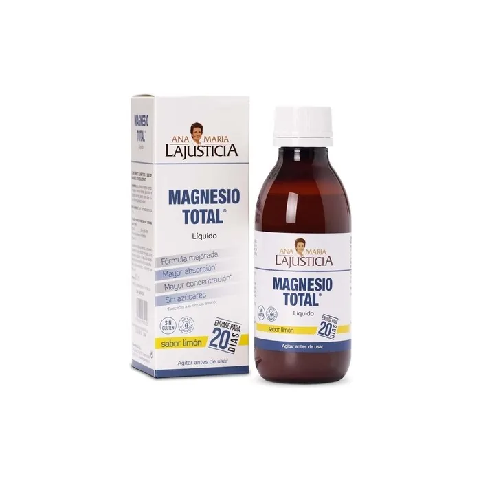 Ana Maria Lajusticia Total Magnesium 200ml Lemon Flavor