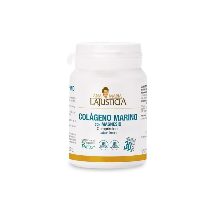 Ana Maria Lajusticia Marine Collagen with Magnesium 180 Tablets Lemon Flavor