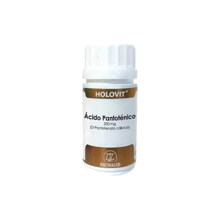 Equisalud Holovit Acido Pantotenico 200 Mg D-Pantotenato Cálcico 50 Cáp