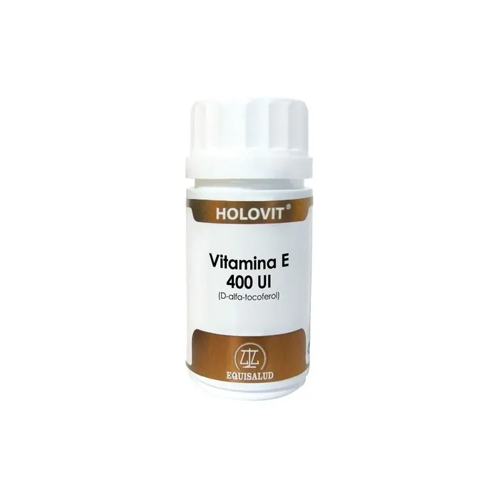 Equisalud Holovit Vitamin E 400 IU D-Alpha-Tocopherol 50 Capsules
