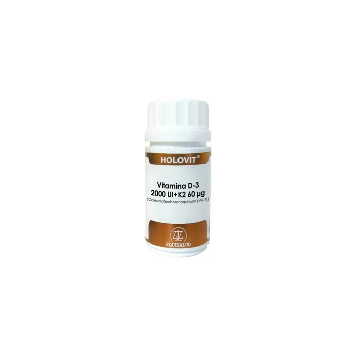Equisalud Holovit Vitamin D3 K2 2000 Iu 60 G 50 Capsules