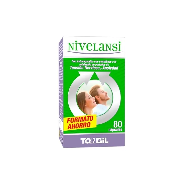 Nivelansi 80 Capsules with Ashwagandha, Rhodiola, Saffron, and 5-HTP