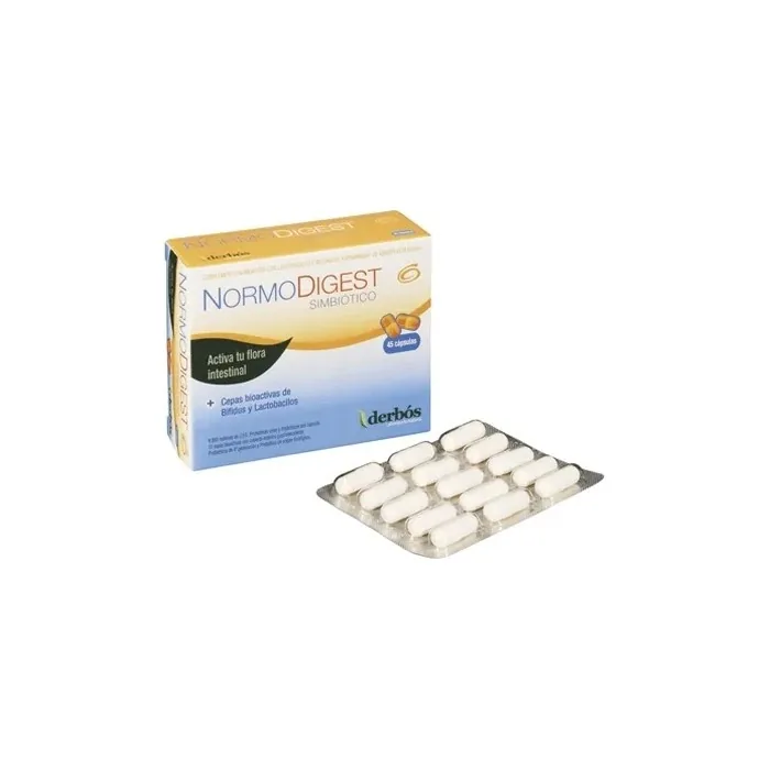 Dherbos Dherbos Normodigest 45 Capsules