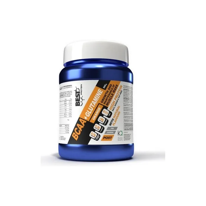 Best Protein BCAA+ Glutamine 6.1.1 Orange Flavor 500g