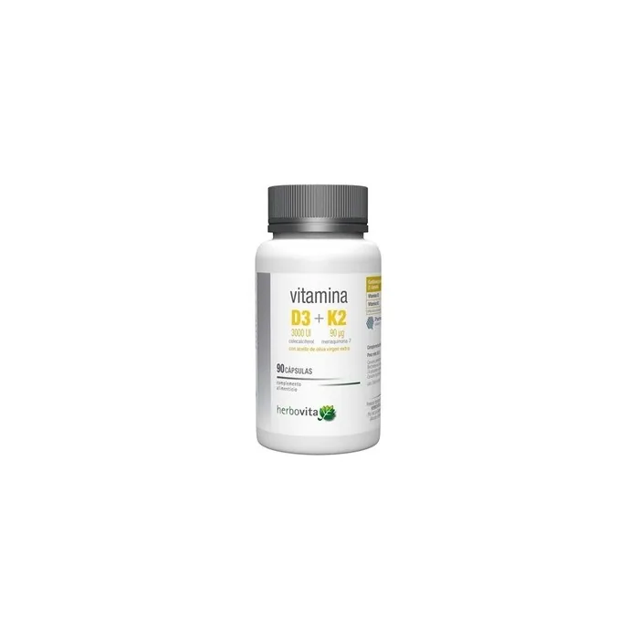 Herbovita Vitamin D3 K2 90 Capsules