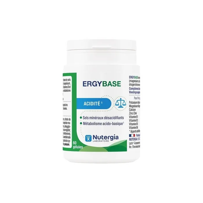 Nutergia Acidity Maintenance of Acid-Base Balance