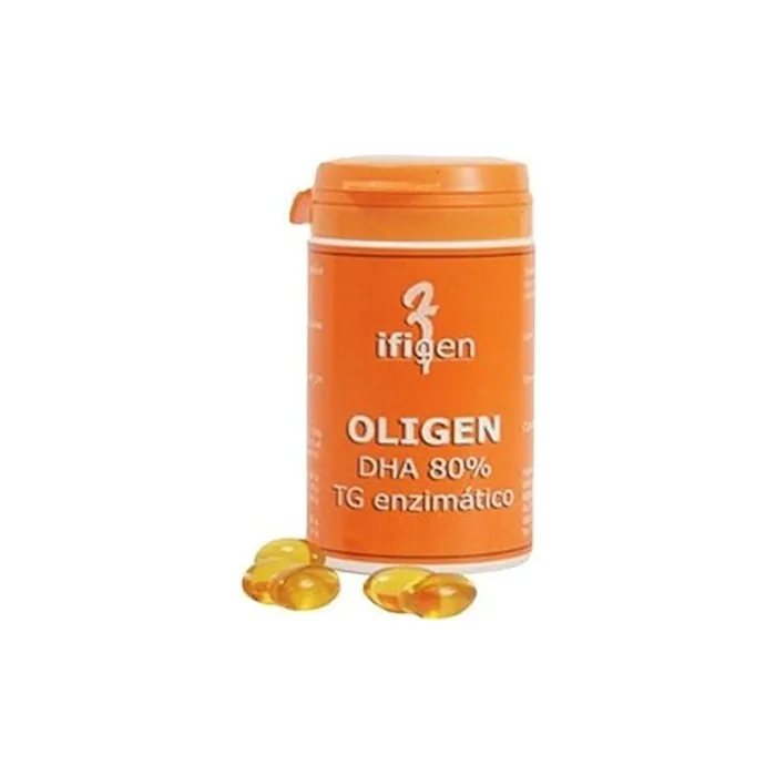 Oligen Dha 80% Tg Enzimatico 120 Capsules 700 Mg Of Ifigen