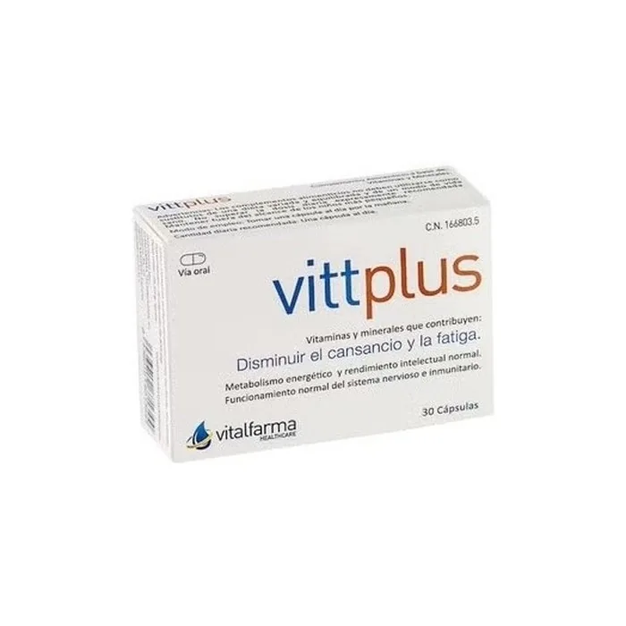 VITALFARMA Vittplus Multivitamin Supplement 30 Capsules