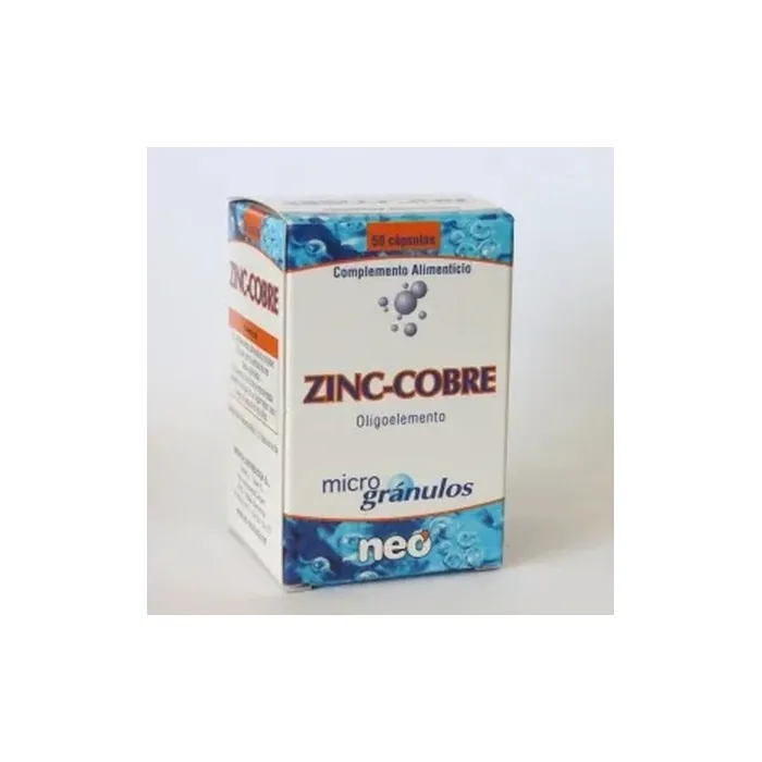 Neo Neo Microgranules Zinc Copper 50 Capsules