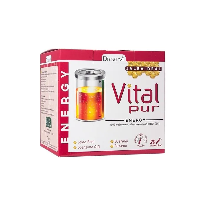 VitalPUR ENERGY ROYAL JELLY 15ml x 20 DRASANVI