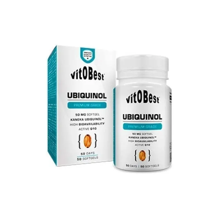 Ubiquinol 50 Perles Dietary Supplements and Sports Supplements by VITOBEST