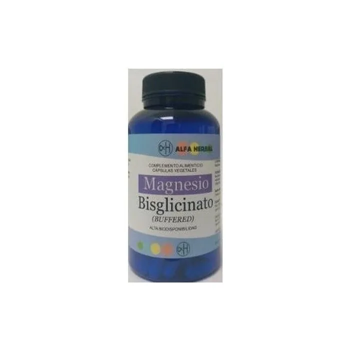 ALFA HERBAL Magnesium Bisglycinate Dietary Supplement 120 Capsules