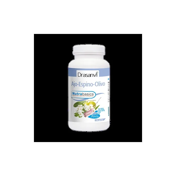 Drasanvi Ajo Espino Olivo 500 Mg Bote 120 Perlas Nutrabasic