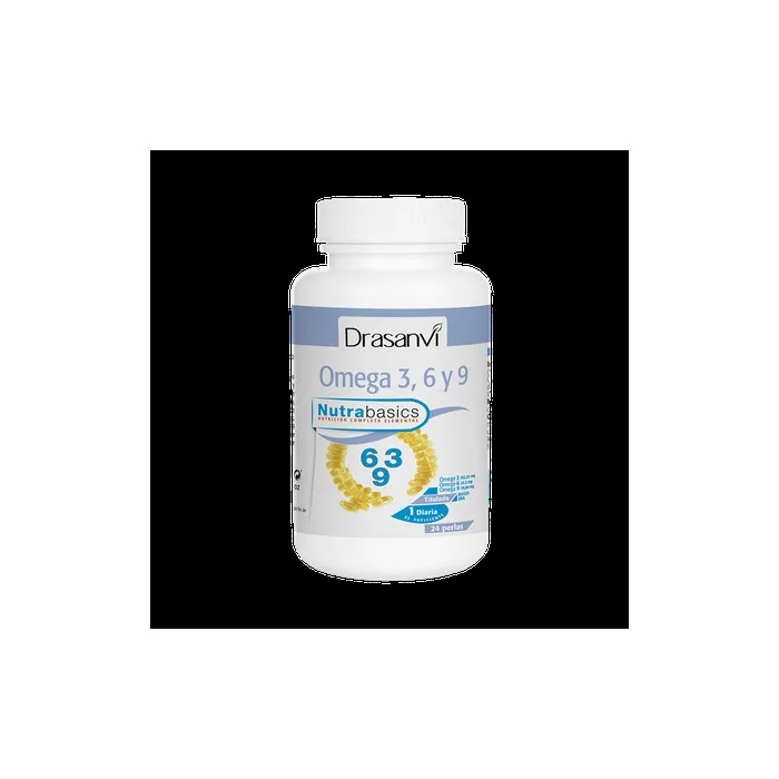 Drasanvi Omega 3-6-9 1000 Mg Bote 24 Perlas Nutrabasicos