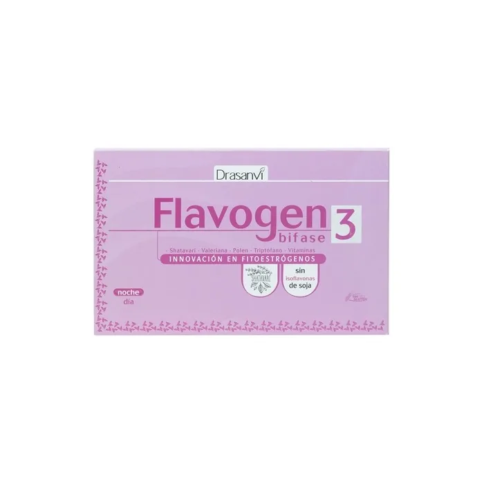 DRASANVI FLAVOGEN BIFASE 3 Unique Standard 60 Capsules
