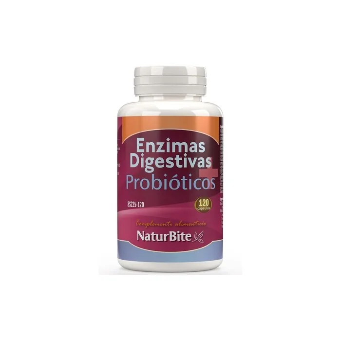 Naturbite Digestive Enzymes and Probiotics 120 Capsules