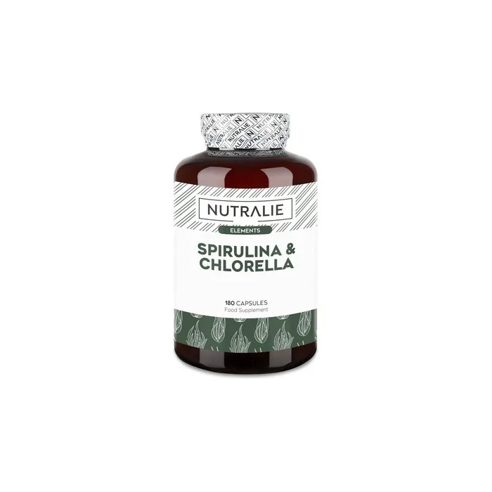 Nutralie Spirulina & Chlorella 180 Capsules